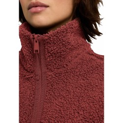 W High Curl Jkt - Merlot