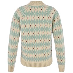 W Ovik Jacquard Knit - LightBeige/MistyG