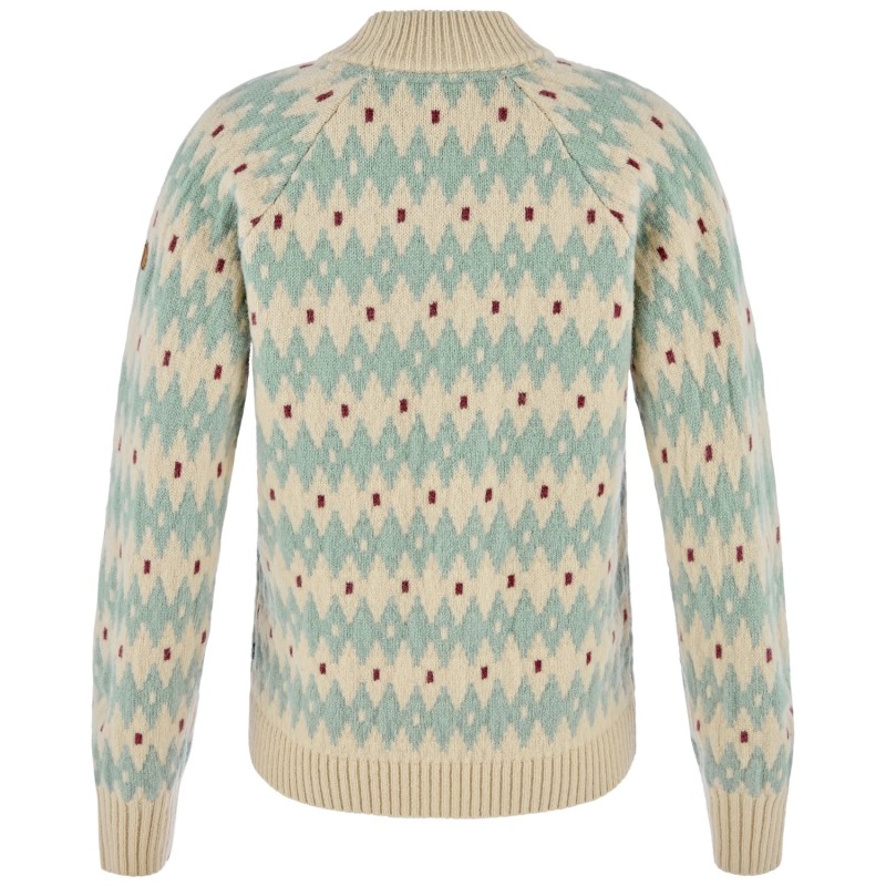 W Ovik Jacquard Knit - LightBeige/MistyG