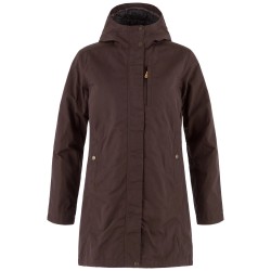 W Kiruna Padded Parka - Black Oak
