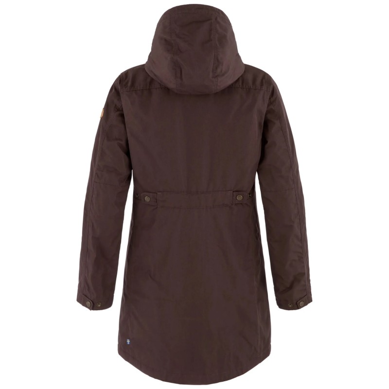 W Kiruna Padded Parka - Black Oak