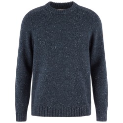 Ovik Neps Knit Sweater - Dark Navy