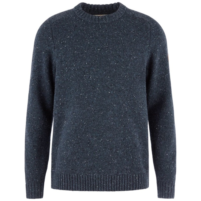 Ovik Neps Knit Sweater - Dark Navy