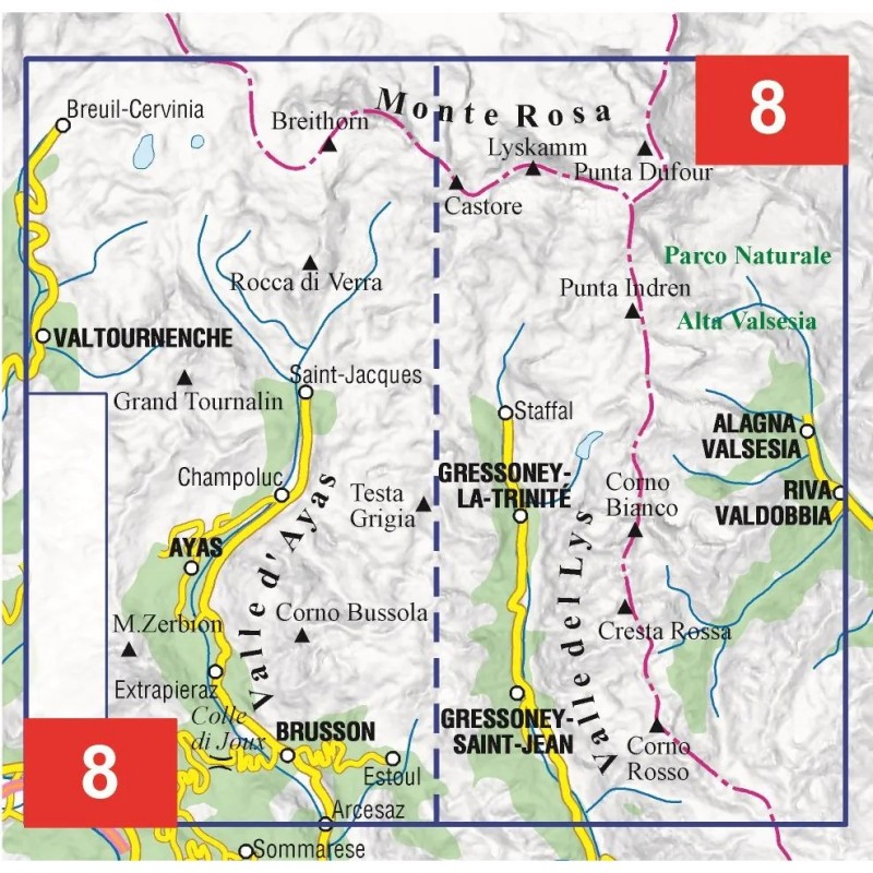 Monte Rosa - Val D'Ayas  8  054